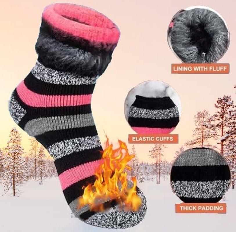 Thermal Socks for Women, Winter Warm Cold Weather Socks for Workout & Outdoor Activities