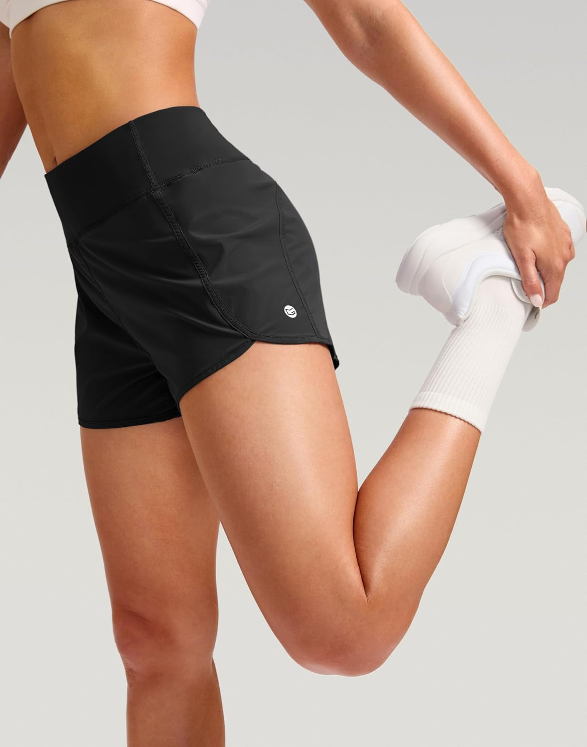 Women'S Running Shorts with Mesh Liner 3" Workout Athletic Shorts for Women with Phone Pockets